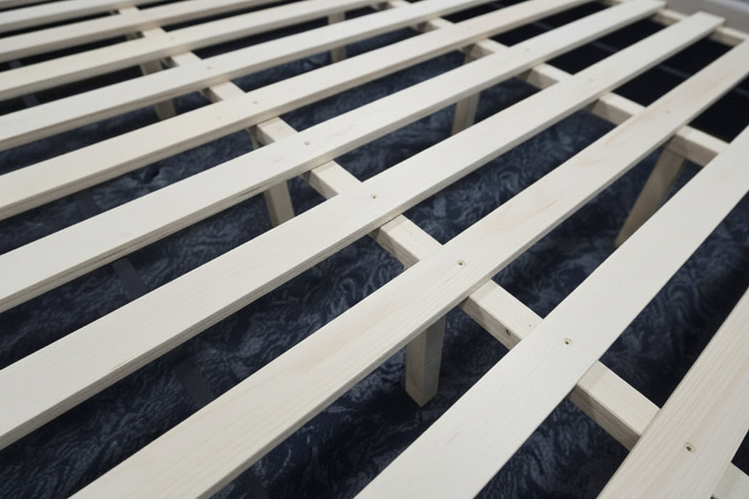 Luxe  King Fabric Bed Frame Tan