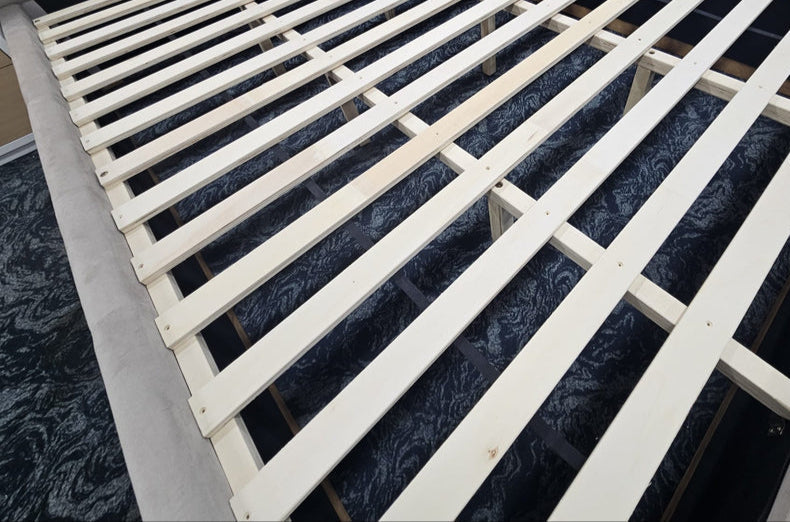 Luxe Fabric Bed Frame Grey