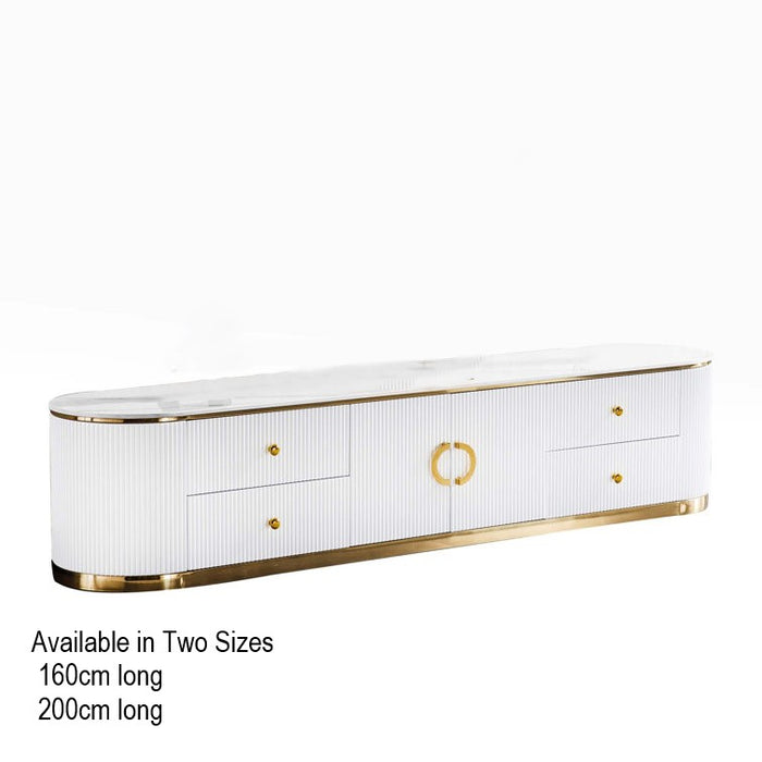 Amarelle White Tv Stand 160-200 CM