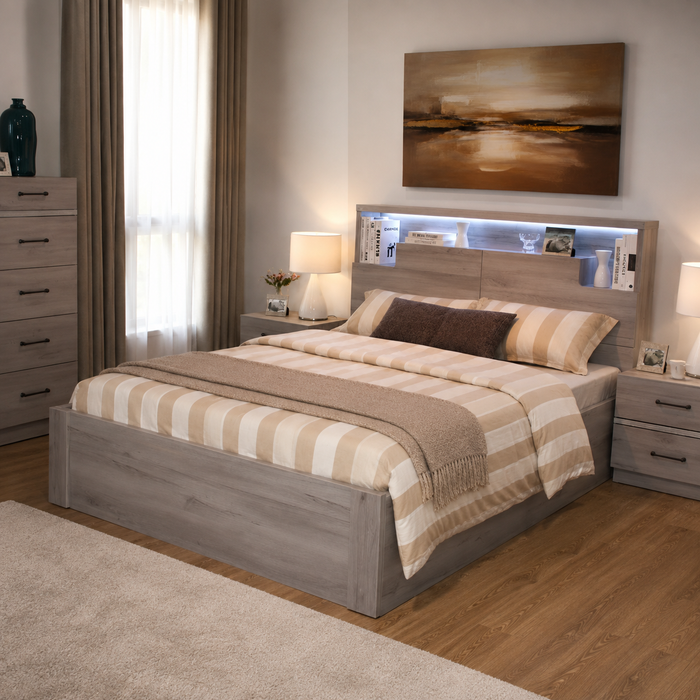 Wattle Storage Gas Lift Bed