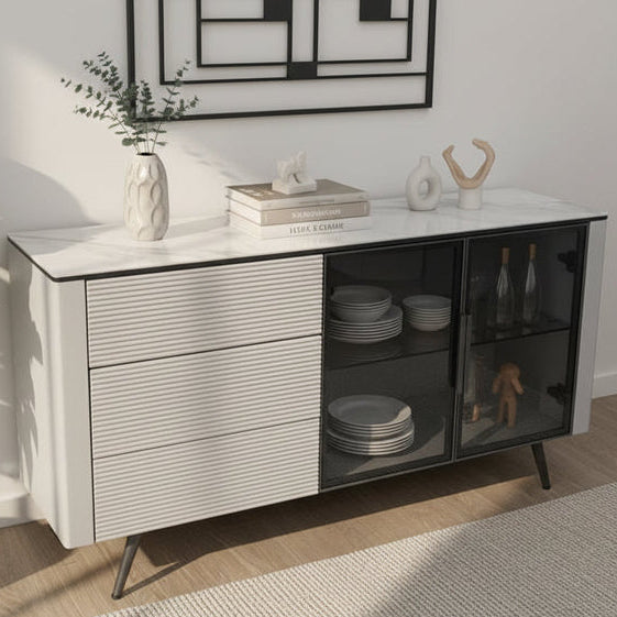 Brenton 1.4m Sideboard Buffet - Grey