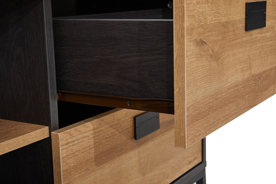 Clarence Oak Tv Stand