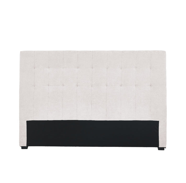 Beige Charlotte Upholstered King Bedhead