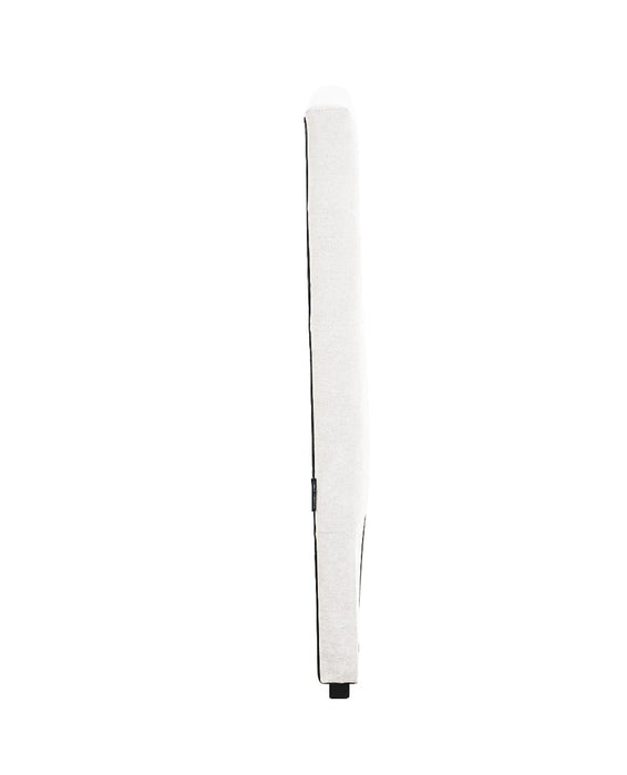 White Charlotte Upholstered Queen Bedhead