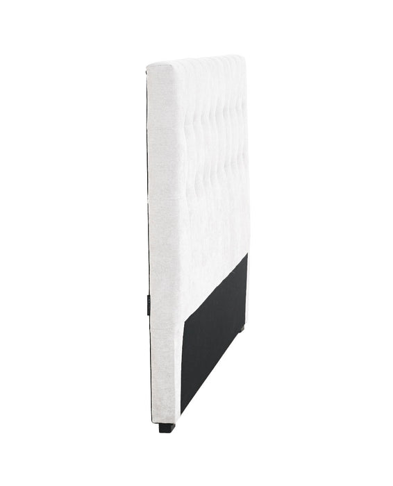 White Charlotte Upholstered Queen Bedhead