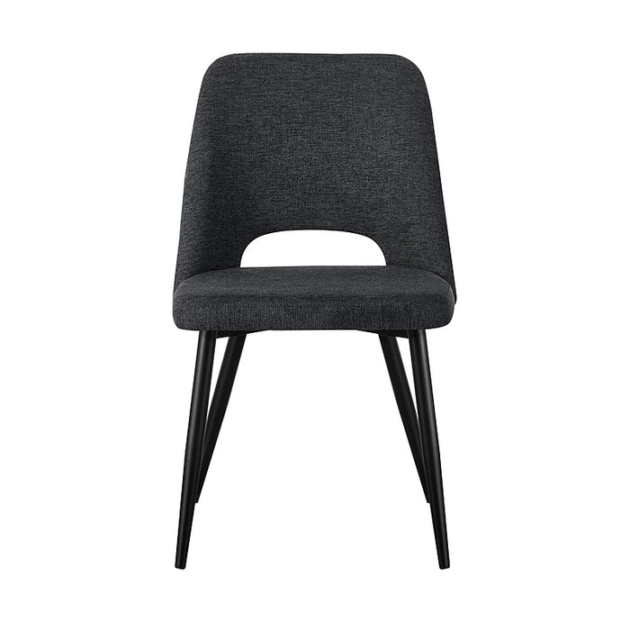 Nellie 7 Piece Dining Dining Set with Dark Grey Chairs