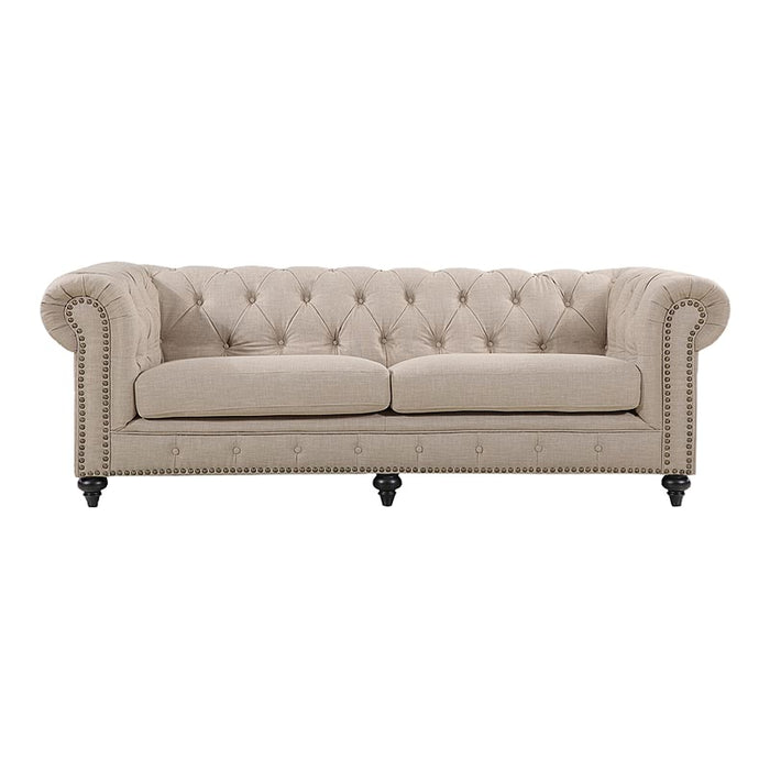 Louis 3 Seater Chesterfield Sofa 223cm