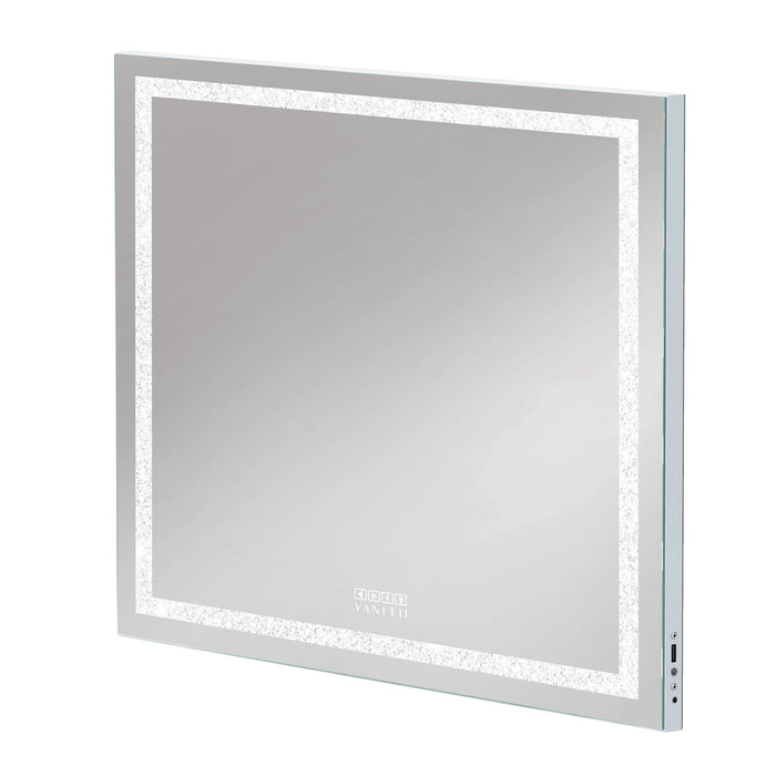 Crystal Dresser Mirror with Bluetooth with LED Music Mirror