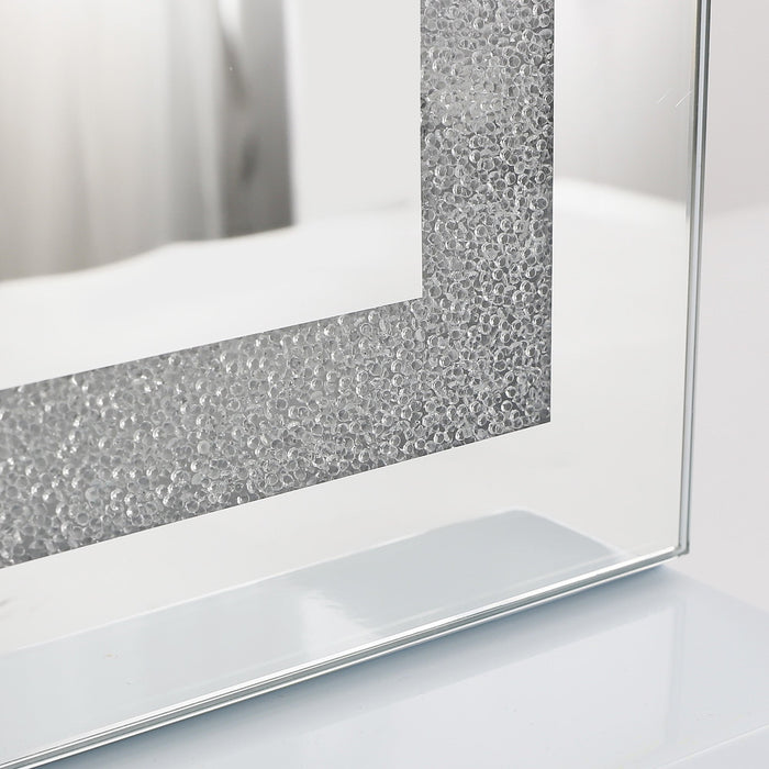 Crystal Dresser Mirror with Bluetooth with LED Music Mirror