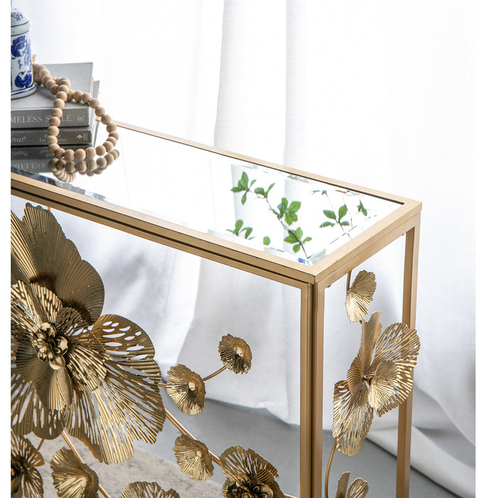 Flowerdale Mirrored Console Table, 99 CM