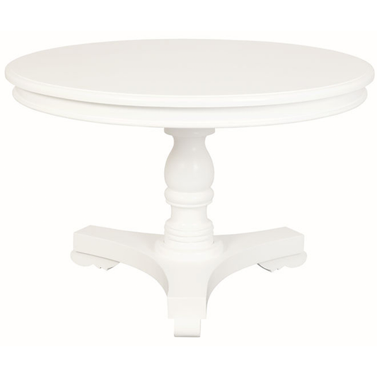 Taroona Round Dining Table, White
