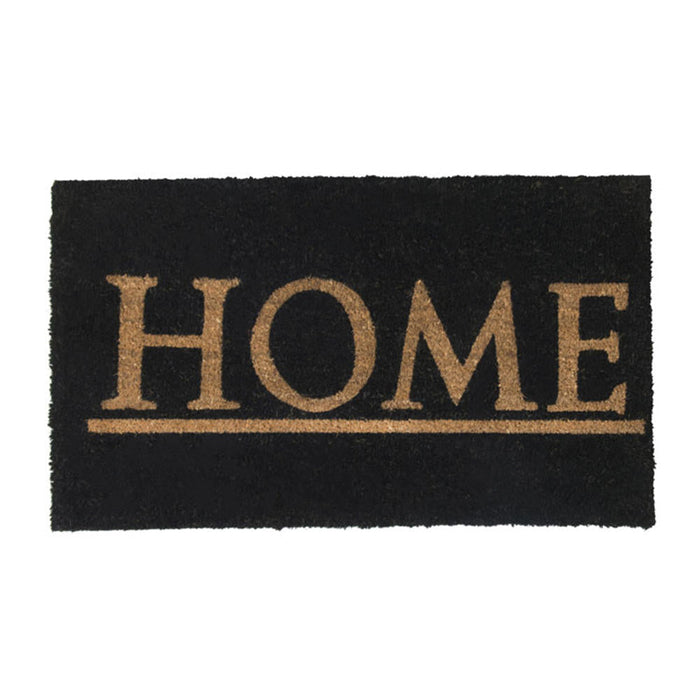 PVC Backed Coir Printed Mat Home