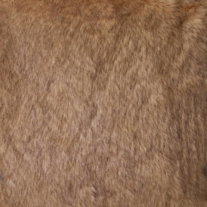 Brown Fox Faux Fur Cushion