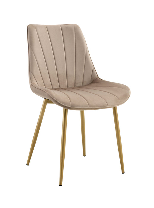 Arina Velvet Gold Dining Chair