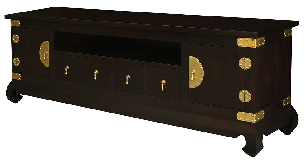 Lilia Entertainment Unit, Chocolate, 190cm