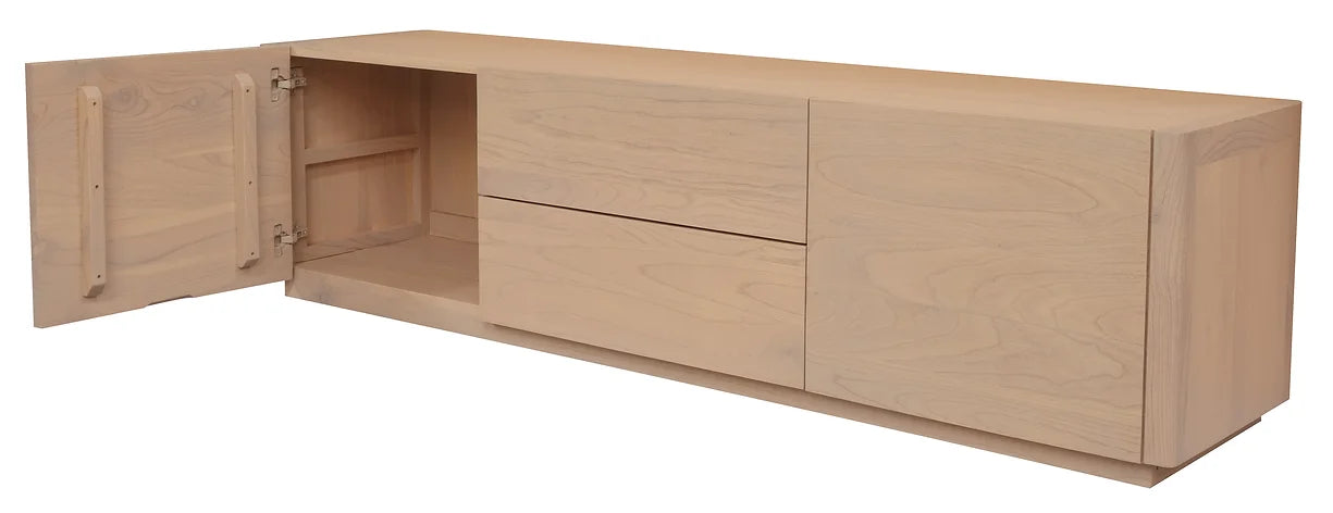 Natural Gatsby 2 Door 2 Drawer Tv Stand 190cm