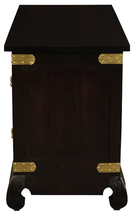 Heritage Solid Mahogany Timber Cabinet, Chocolate