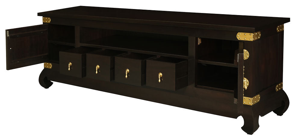 Lilia Entertainment Unit, Chocolate, 190cm