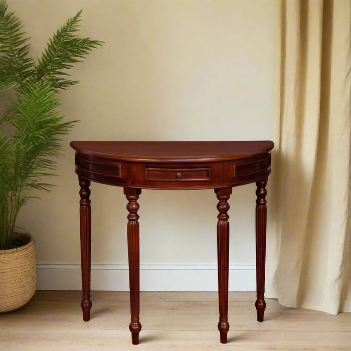 Semi Circle Senora Hallway Table, 76cm