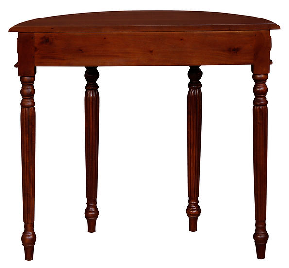 Semi Circle Senora Hallway Table, Mahogany