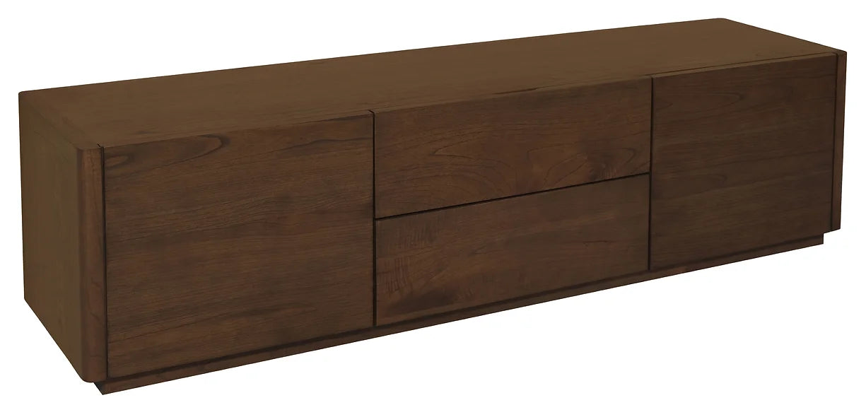 Walnut Gatsby 2 Door 2 Drawer Tv Stand 190cm