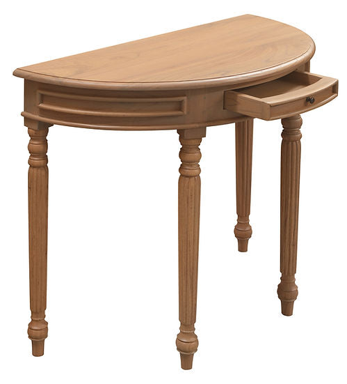Semi Round Senora Solid Timber Sofa Table