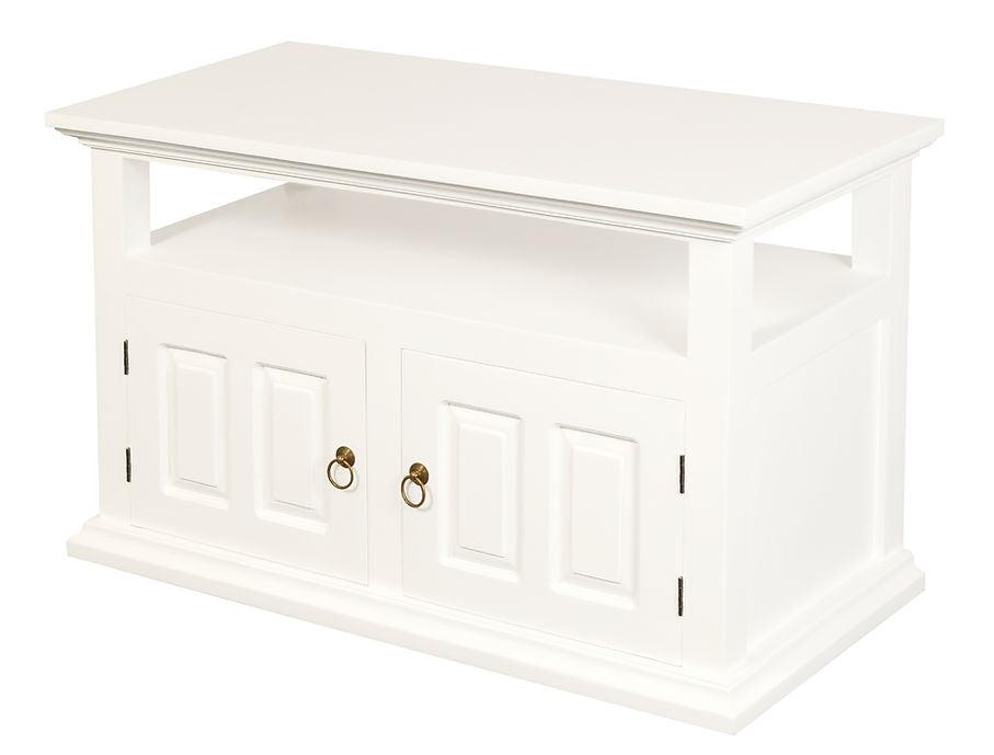 White Tasmania 2 Door Tv Stand