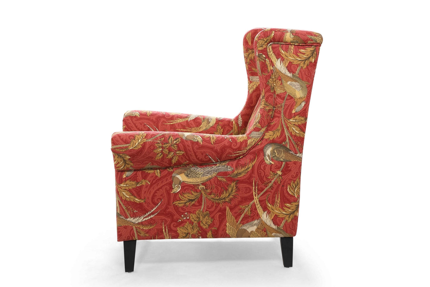 Chelsea Accent Chair upholstered in Bird Chinoiserie