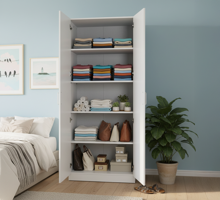 Lj 2 Door Pantry Cabinet 80cm