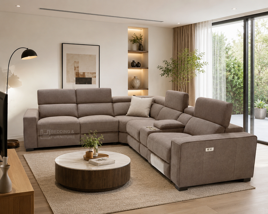 Hudson Corner Modular Lounge in Fabric
