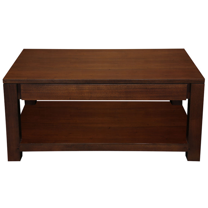 Amsterdam 2 Drawer Coffee Table Mahogany