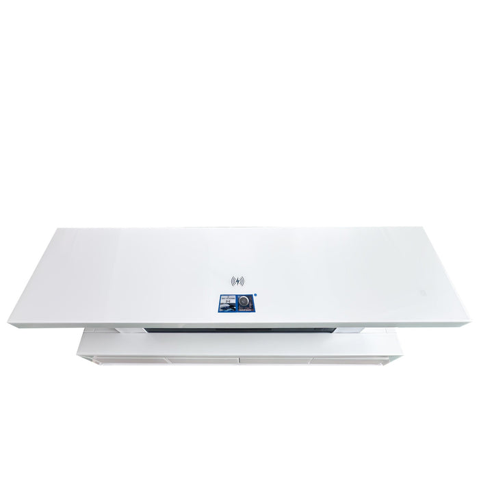 Windsor TV Stand Mirrored Fireplace, 180cm