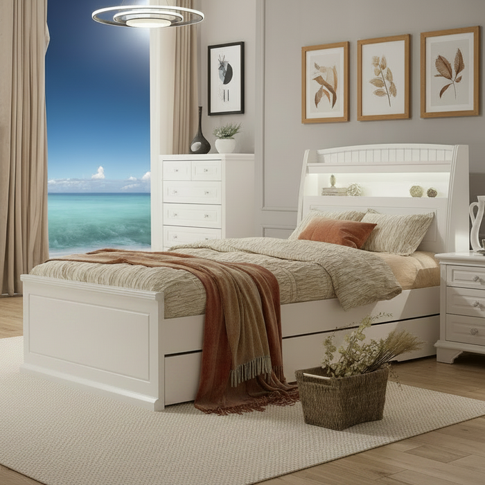 Vina King Single Bed Frame