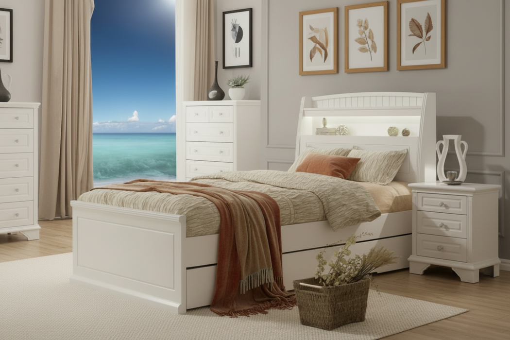 Vina King Single Bed Frame