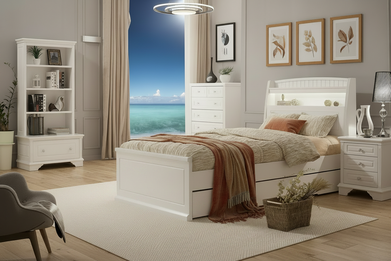 Vina King Single Bed Frame