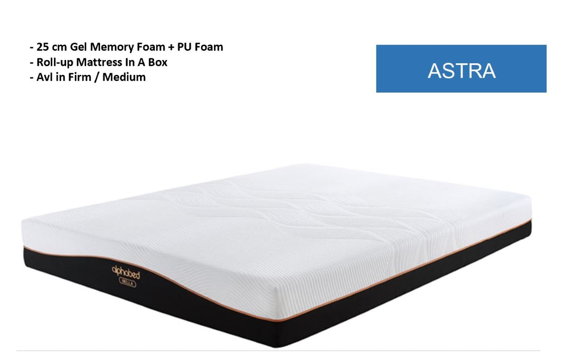 ASTRA GEL MEMORY FOAM BOXED MATTRESS
