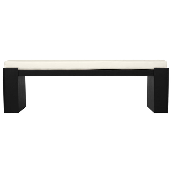 Adelle Solid Mindi Timber Bench - Large