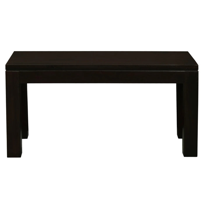 Black Tilda Solid Mahogany Bench 90cm