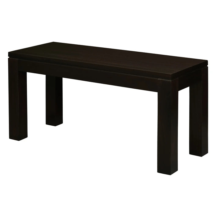 Black Tilda Solid Mahogany Bench 90cm