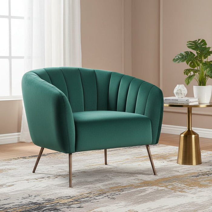 Monet Velvet Armchair - 7 Colours