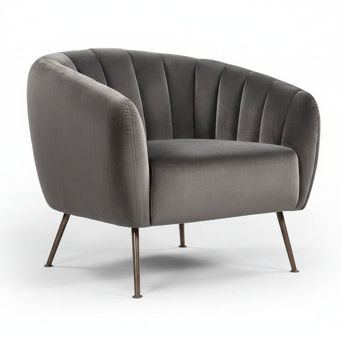 Monet Armchair in Velvet Slate