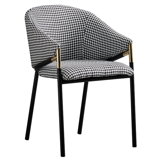 Manhattan Chair Fabric Houndstooth