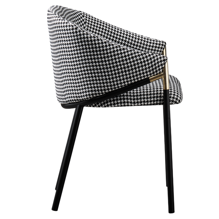 Manhattan Chair Fabric Houndstooth