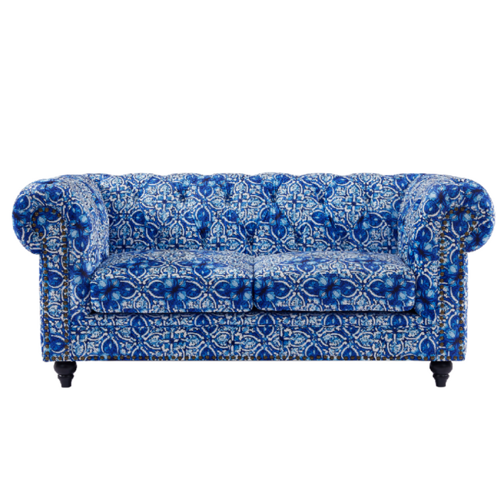 Lovana 2 Seater Velvet Chesterfield Sofa 181cm