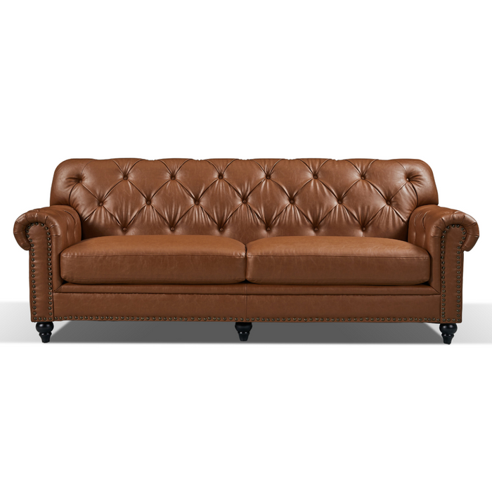 3 Seater Barclay Chesterfield PU Leather