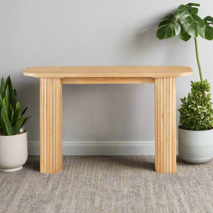 Melba Oak wood Console Table 120cm