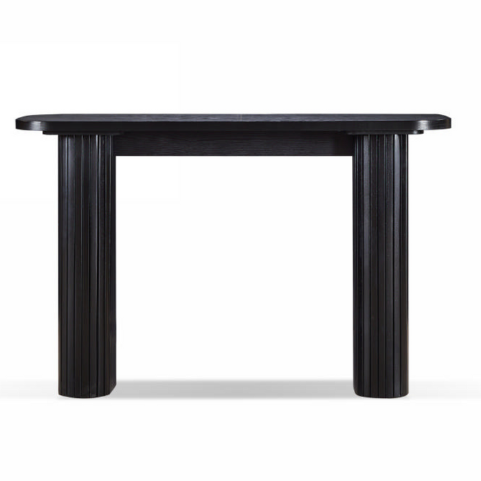 Melba Black Oak wood Console Table 120cm