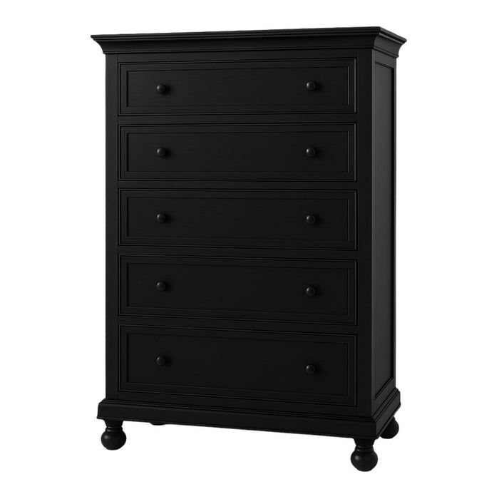 Pasena Provincial 5 Drawer Timber Chest of Drawers