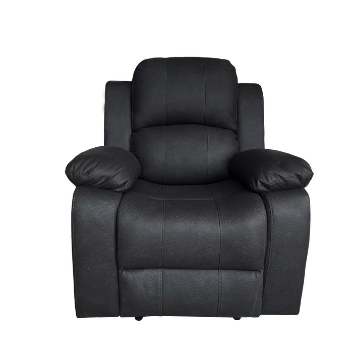 Black Morgan Manual Recliner Chair