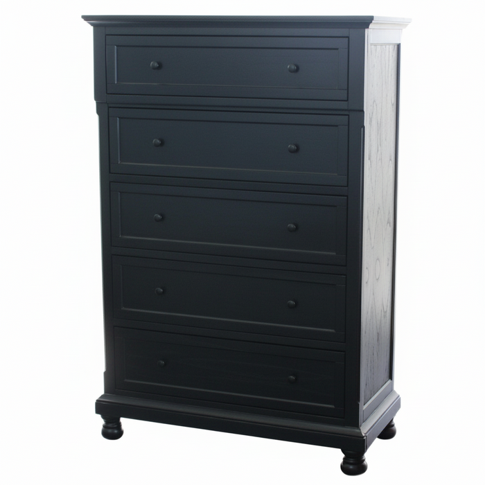 Pasena Provincial 5 Drawer Timber Chest of Drawers